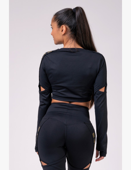 NEBBIA Honey Bunny crop top black