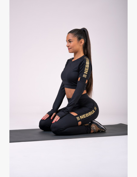 NEBBIA Honey Bunny crop top black