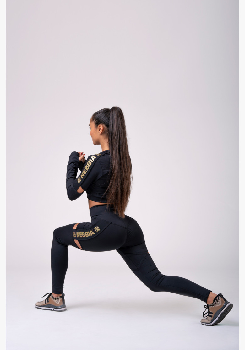 NEBBIA Honey Bunny crop top black