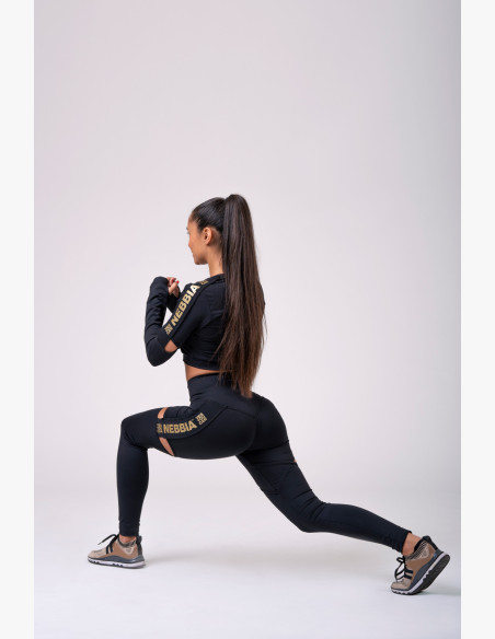 NEBBIA Honey Bunny crop top black