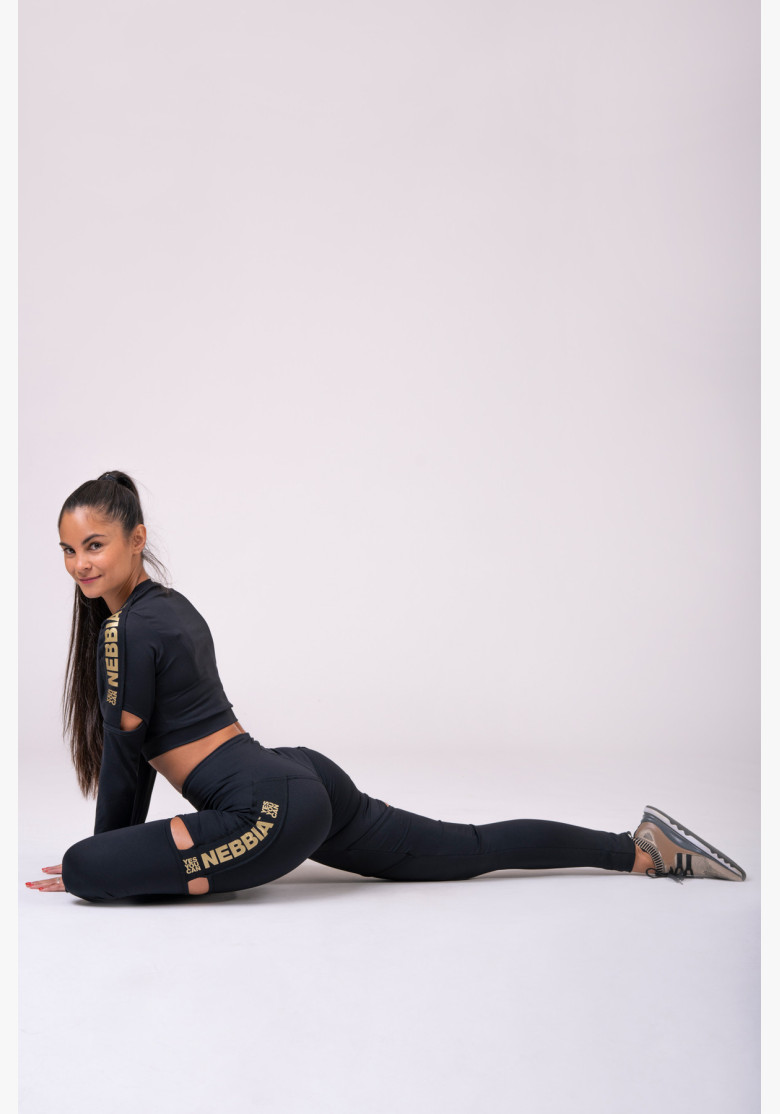 NEBBIA Honey Bunny crop top black