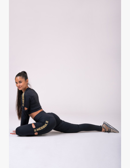 NEBBIA Honey Bunny crop top black