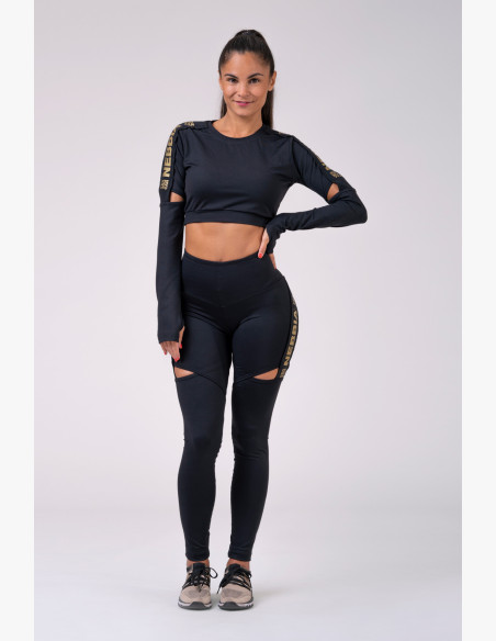 NEBBIA Honey Bunny crop top black