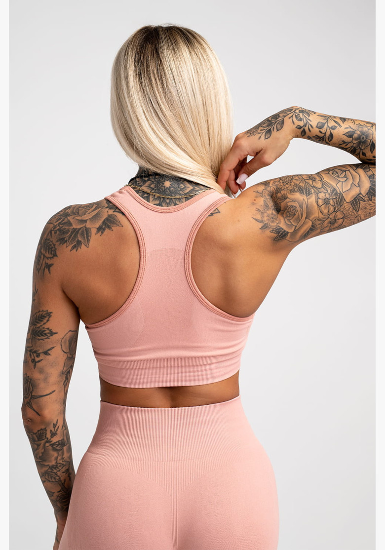 Fitness bra Gym Glamour Compress Rose...