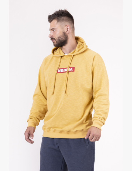 NEBBIA Red Label hoodie orange