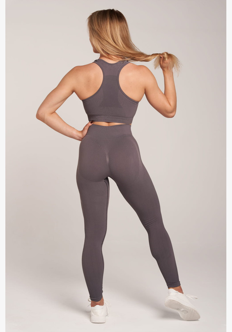 Gym Glamour Push Up Grey Leggings Gym Glamour Push Up Grey Leggings