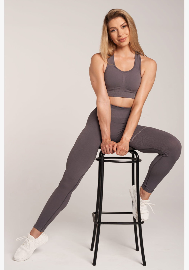Gym Glamour Push Up Grey Leggings Gym Glamour Push Up Grey Leggings