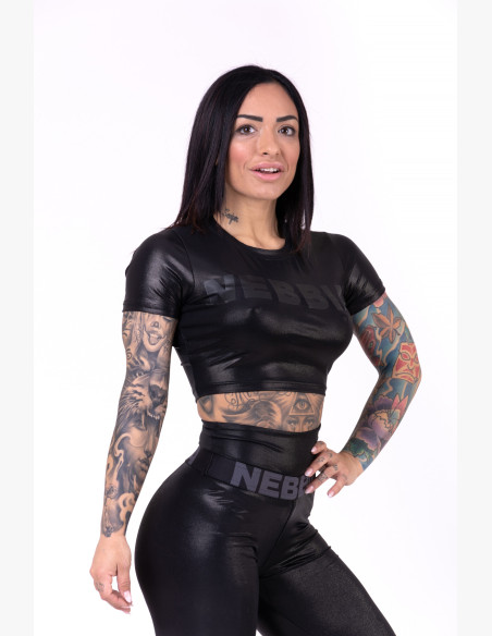 NEBBIA Sandra D crop top black