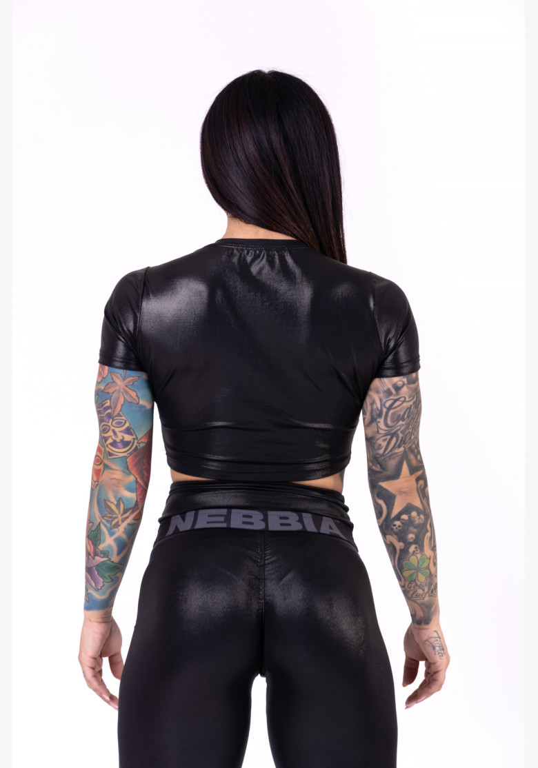 NEBBIA Sandra D crop top black NEBBIA Sandra D crop top black