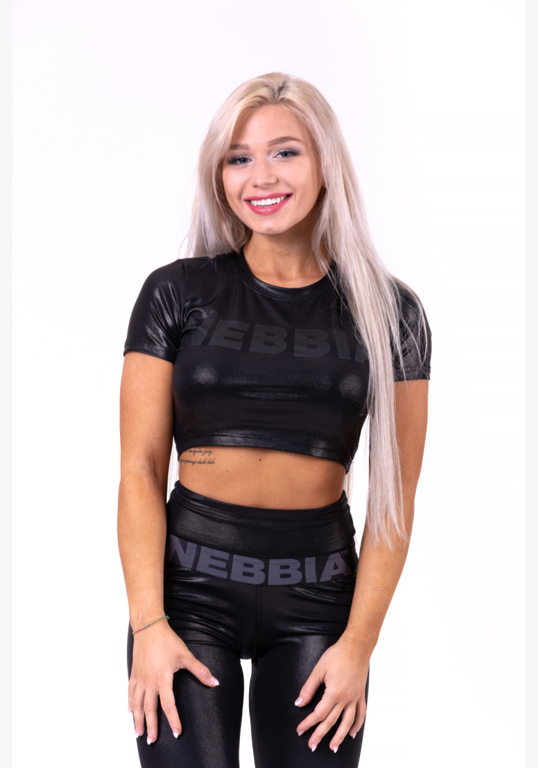 NEBBIA Sandra D crop top black NEBBIA Sandra D crop top black
