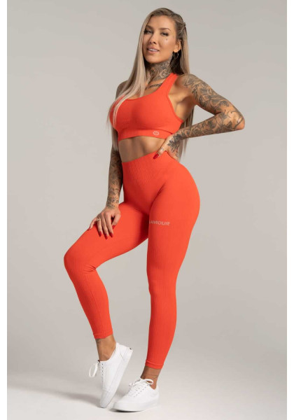 Legíny Gym Glamour Push Up Coral