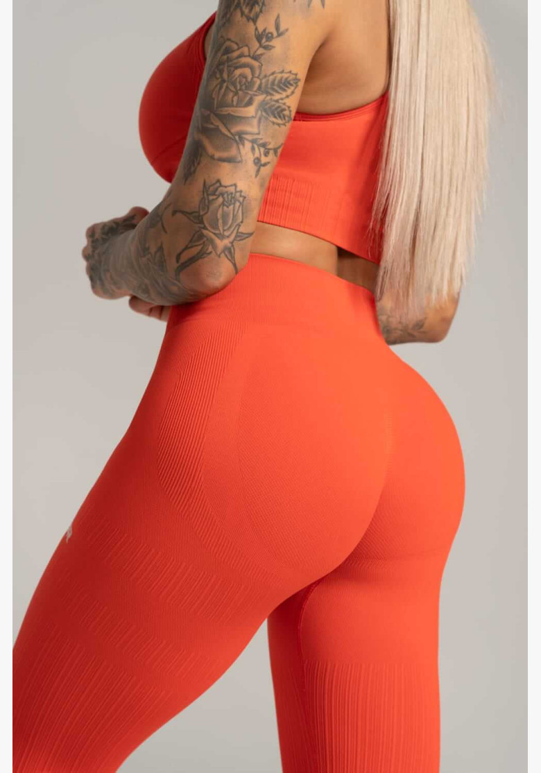 Gym Glamour Push Up Coral Leggings Gym Glamour Push Up Coral Leggings