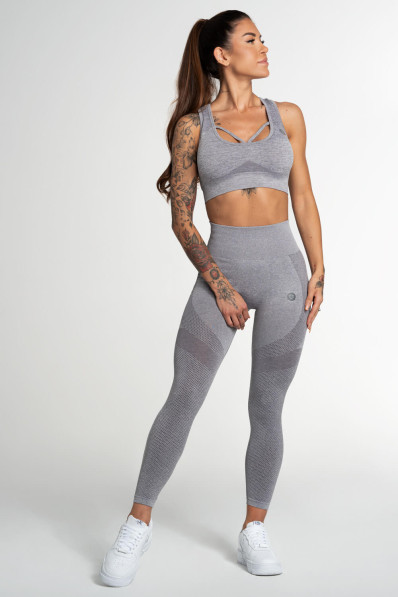 Legíny Gym Glamour Fusion Light Grey