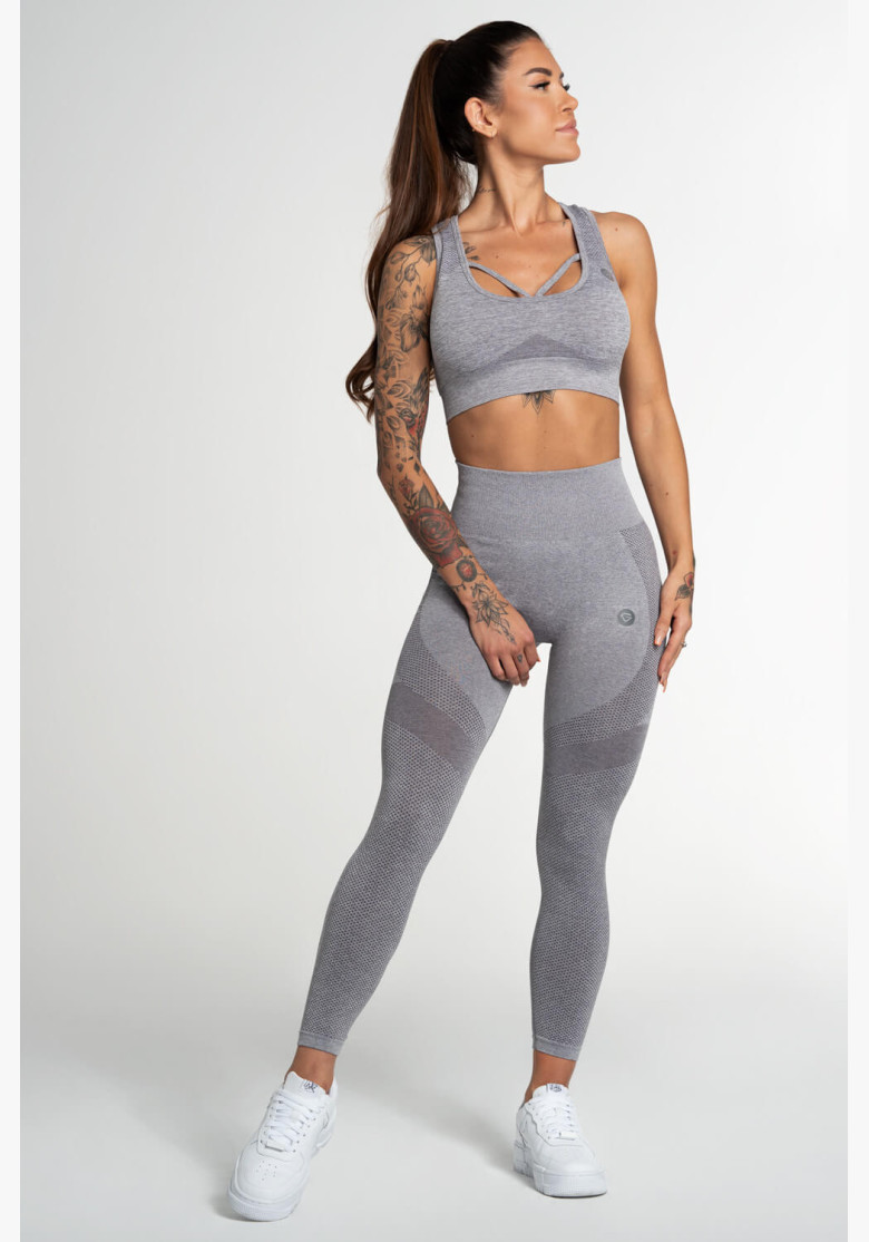 Legíny Gym Glamour Fusion Light Grey