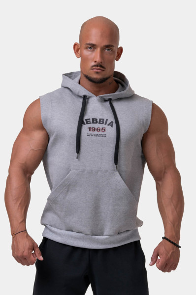NEBBIA Golden Era hooded ragtop grey