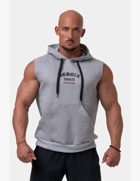 NEBBIA Golden Era hooded ragtop grey