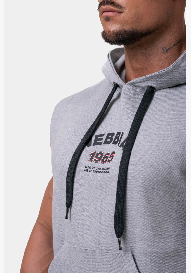 NEBBIA Golden Era hooded ragtop grey NEBBIA Golden Era hooded ragtop grey