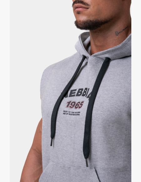 NEBBIA Golden Era hooded ragtop grey