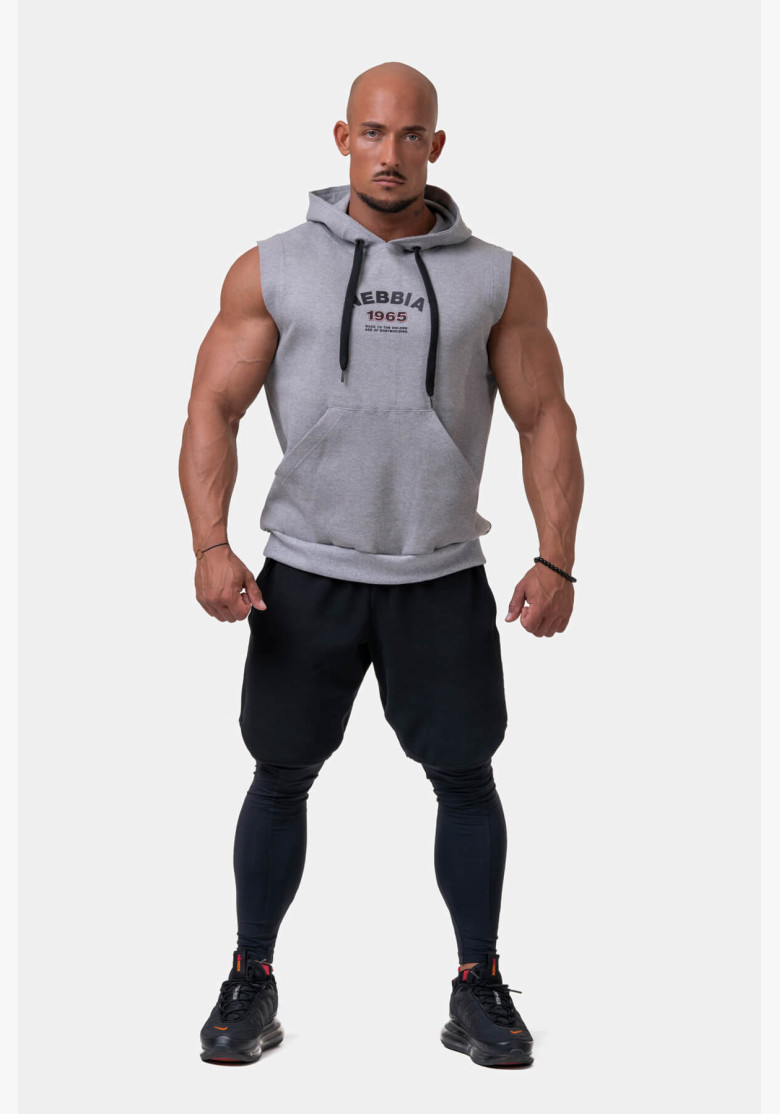 NEBBIA Golden Era hooded ragtop grey NEBBIA Golden Era hooded ragtop grey