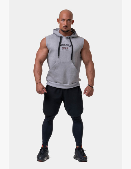 NEBBIA Golden Era hooded ragtop grey