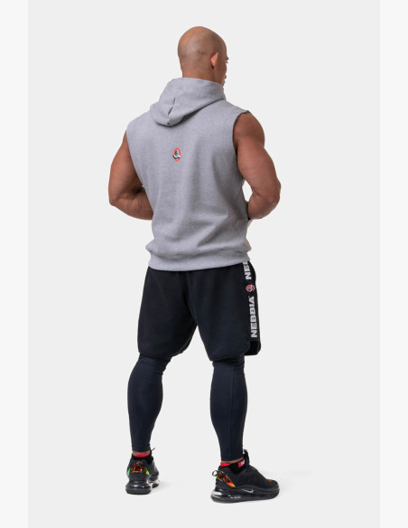 NEBBIA Golden Era hooded ragtop grey