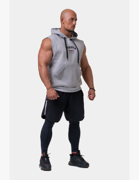 NEBBIA Golden Era hooded ragtop grey