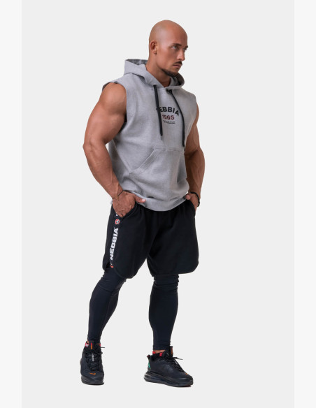 NEBBIA Golden Era hooded ragtop grey