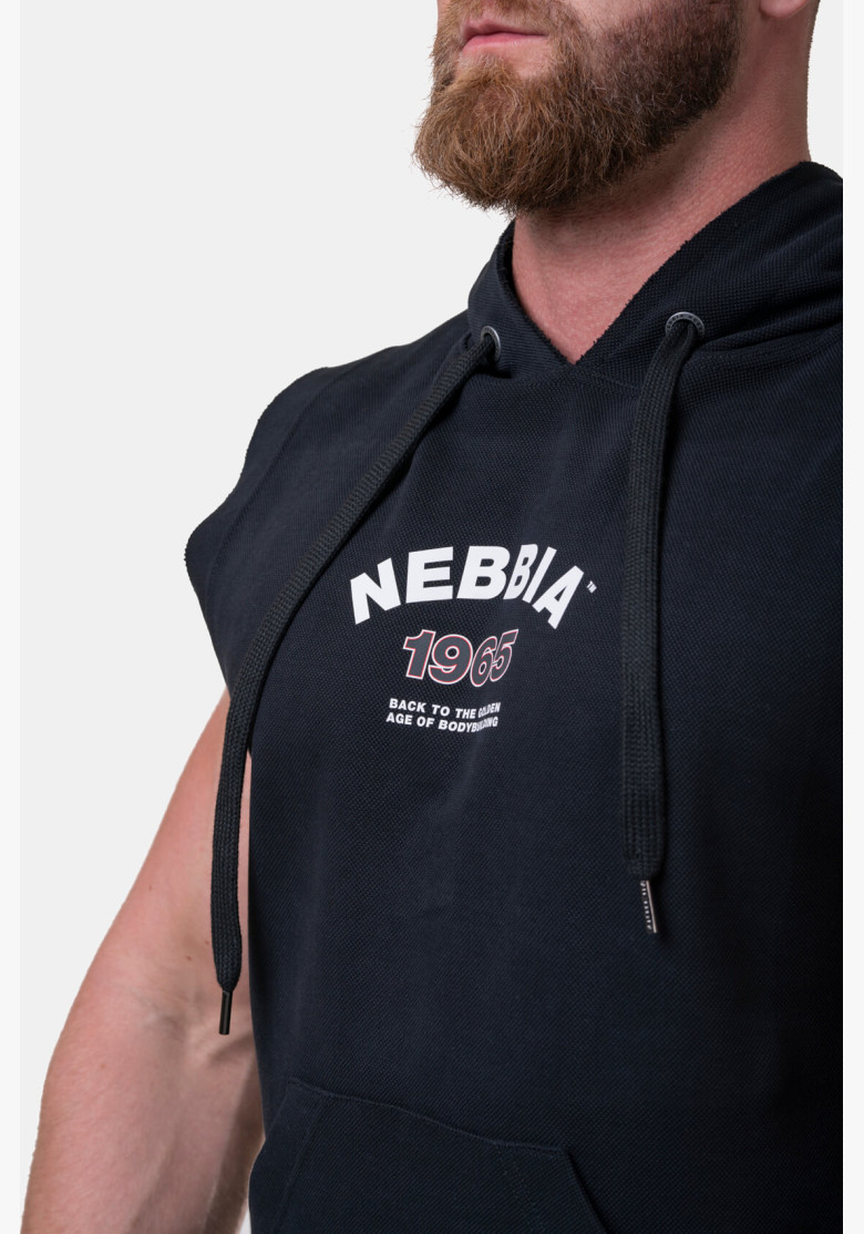 NEBBIA Golden Era hooded ragtop black NEBBIA Golden Era hooded ragtop black