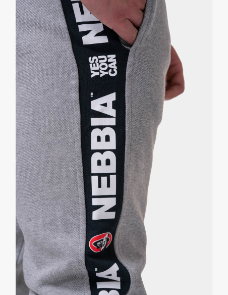 NEBBIA Golden Era sweatpants grey