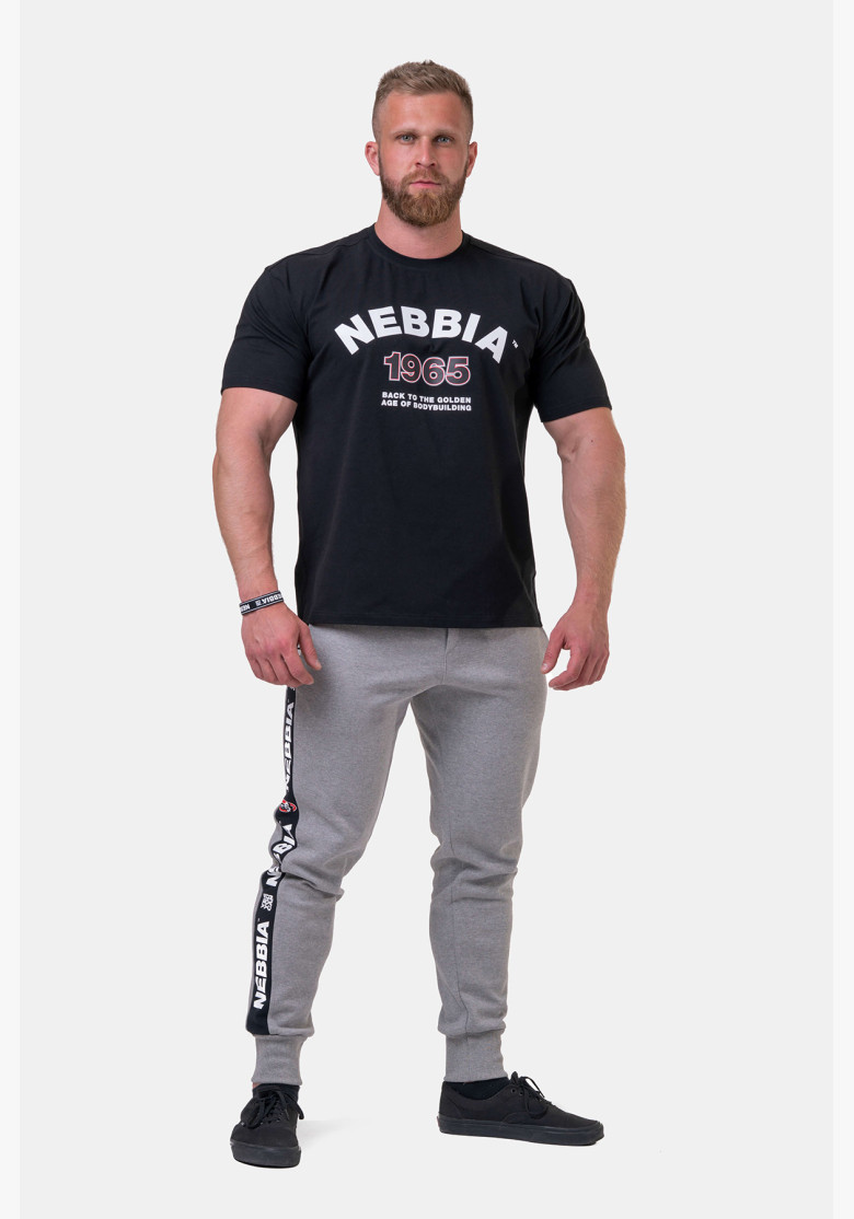NEBBIA Golden Era sweatpants grey NEBBIA Golden Era sweatpants grey