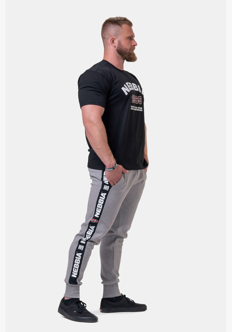NEBBIA Golden Era sweatpants grey NEBBIA Golden Era sweatpants grey