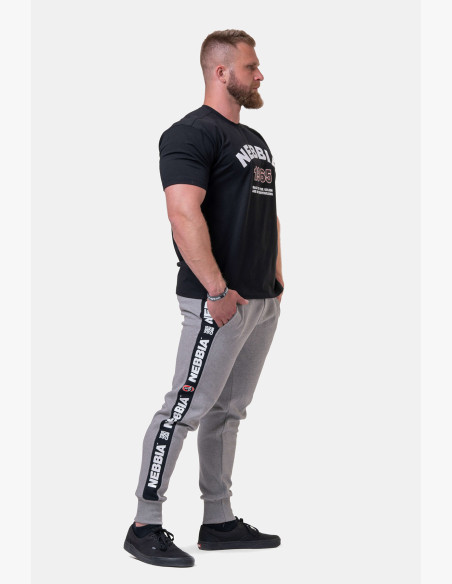 NEBBIA Golden Era sweatpants grey
