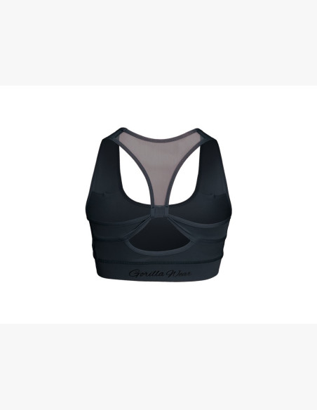 META SPORTS BRA - BLACK - Gorilla Wear
