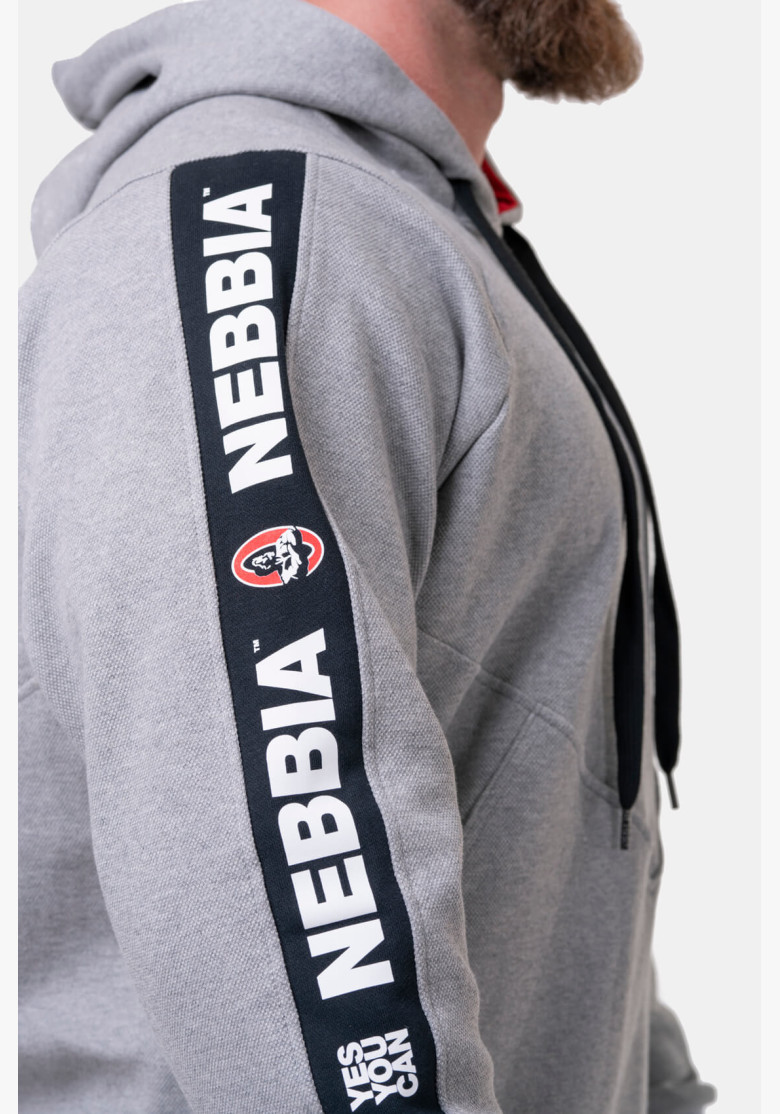 NEBBIA Unlock the Champion hoodie grey NEBBIA Unlock the Champion hoodie grey