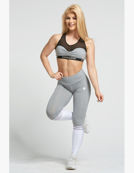 Grey and White Socks - Gym Glamour