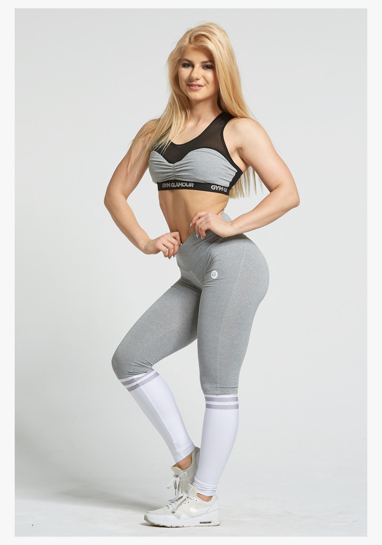 Grey and White Socks - Gym Glamour Grey and White Socks - Gym Glamour