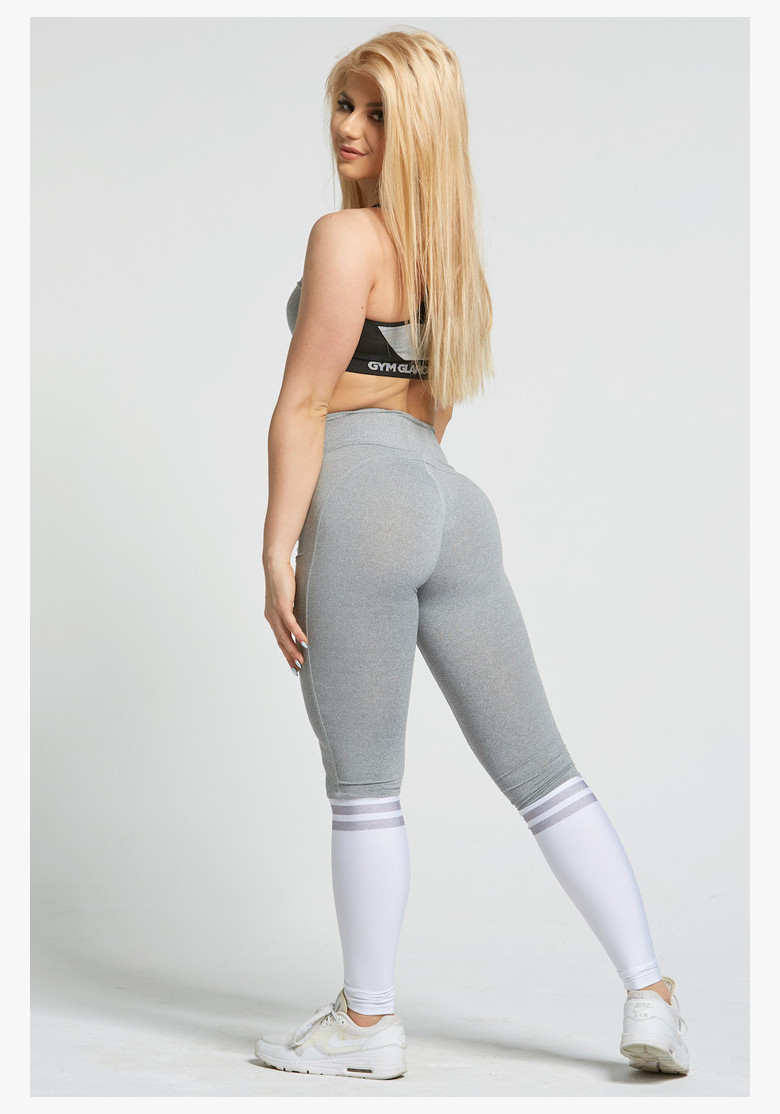 Grey and White Socks - Gym Glamour Grey and White Socks - Gym Glamour