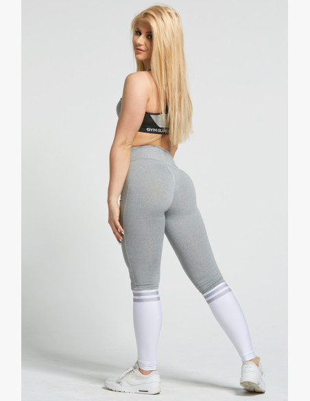 Grey and White Socks - Gym Glamour