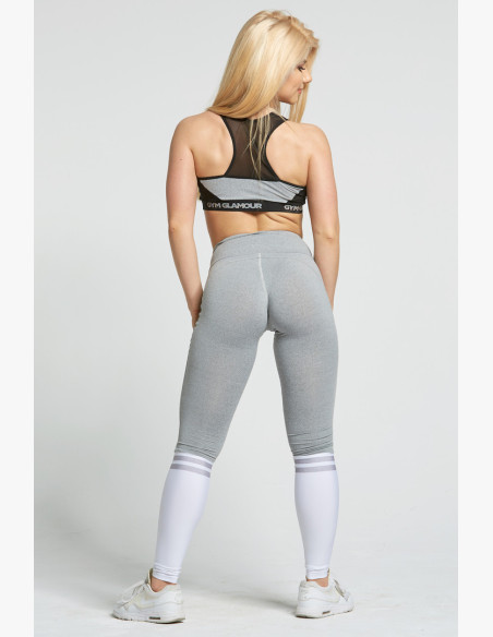 Grey and White Socks - Gym Glamour