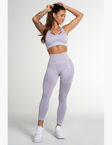 Gym Glamour Fusion Lavender Leggings