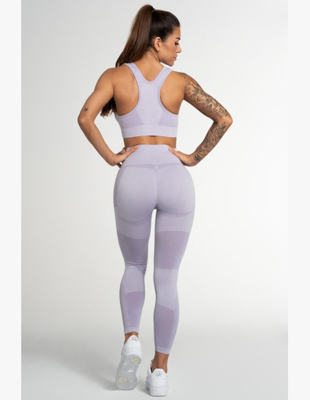 Gym Glamour Fusion Lavender Leggings