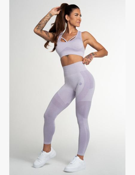 Gym Glamour Fusion Lavender Leggings