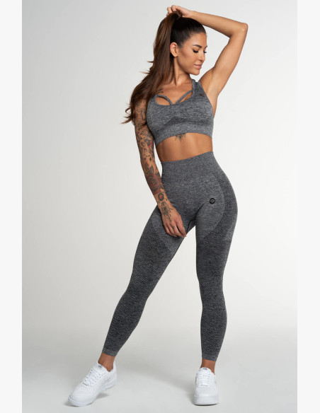 Gym Glamour Fusion Dark Grey Leggings