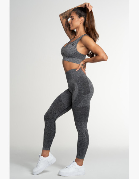 Gym Glamour Fusion Dark Grey Leggings