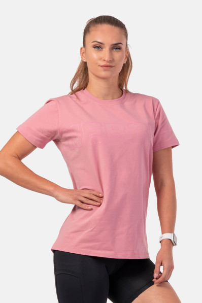 NEBBIA Invisible Logo NEBBIA T-shirt pink