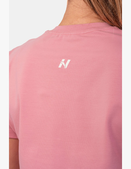 NEBBIA Invisible Logo NEBBIA T-shirt pink