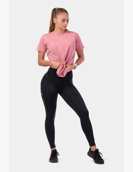 NEBBIA Invisible Logo NEBBIA T-shirt pink