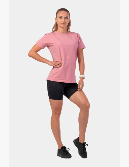 NEBBIA Invisible Logo NEBBIA T-shirt pink