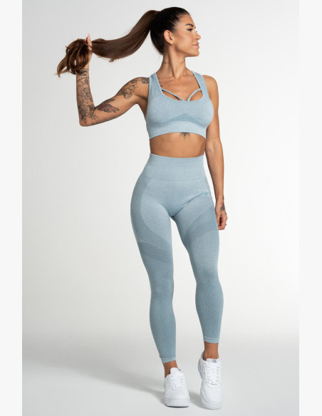 Gym Glamour Fusion Blue Leggings