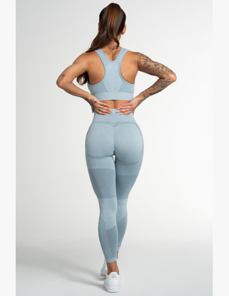 Gym Glamour Fusion Blue Leggings